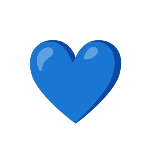 Corazón azul